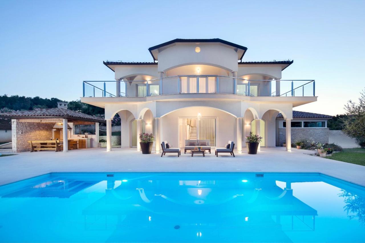 Luxury Panorama Vila With Amazing Seaview In Gondolici 7 Km From Rabac Labin  Esterno foto