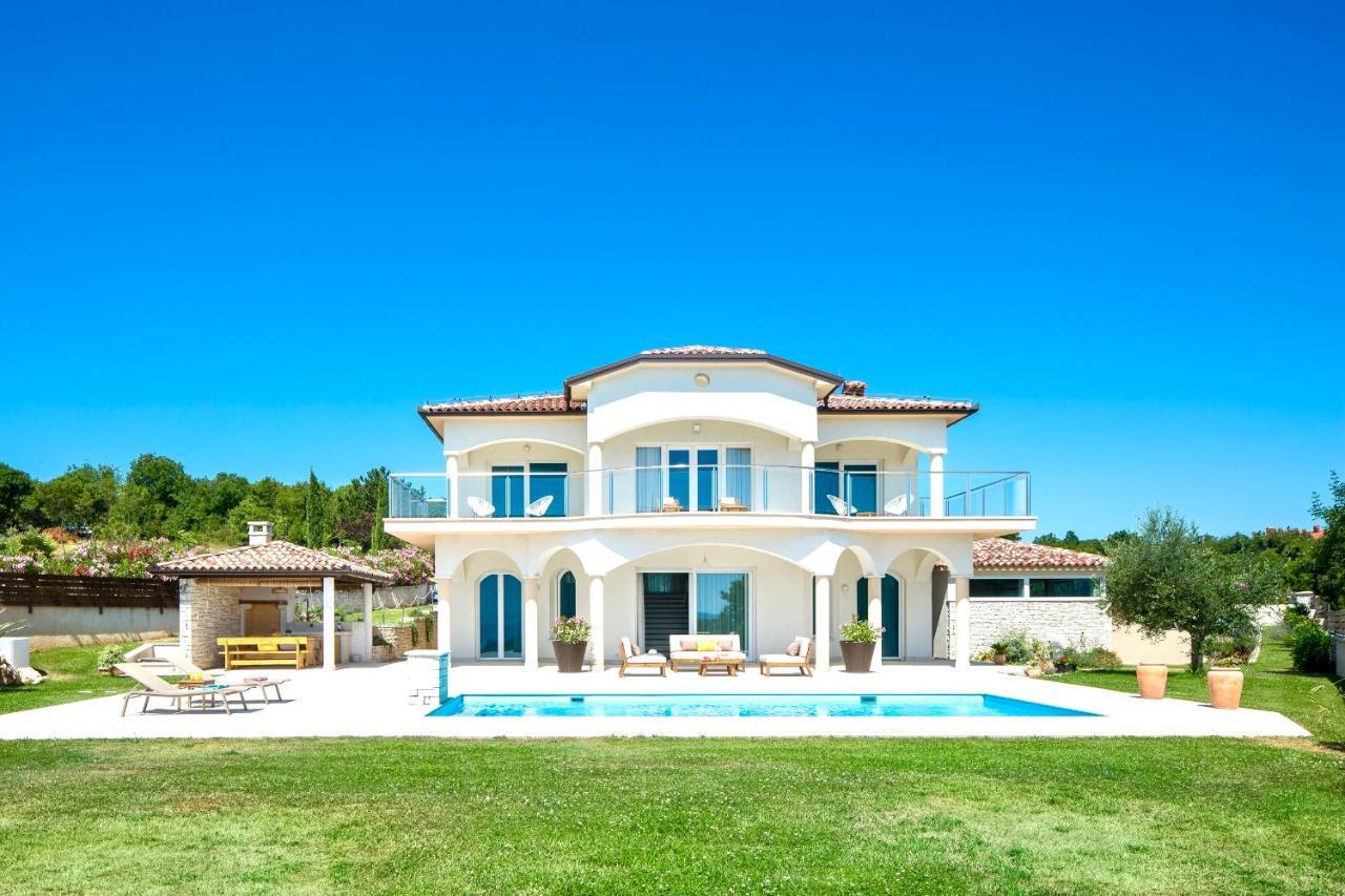Luxury Panorama Vila With Amazing Seaview In Gondolici 7 Km From Rabac Labin  Esterno foto