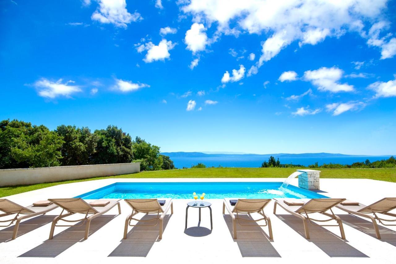 Luxury Panorama Vila With Amazing Seaview In Gondolici 7 Km From Rabac Labin  Esterno foto