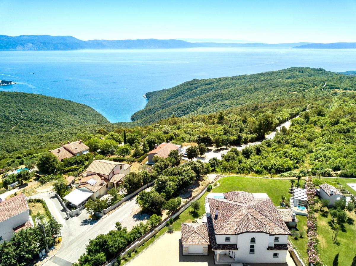 Luxury Panorama Vila With Amazing Seaview In Gondolici 7 Km From Rabac Labin  Esterno foto