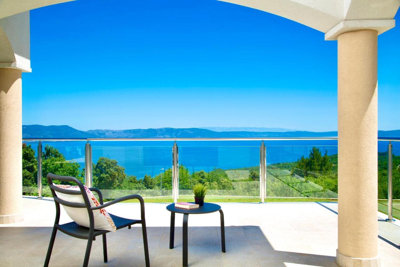 Luxury Panorama Vila With Amazing Seaview In Gondolici 7 Km From Rabac Labin  Esterno foto