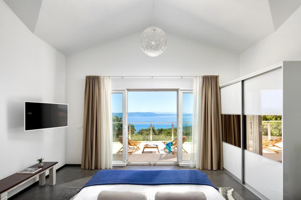 Luxury Panorama Vila With Amazing Seaview In Gondolici 7 Km From Rabac Labin  Esterno foto