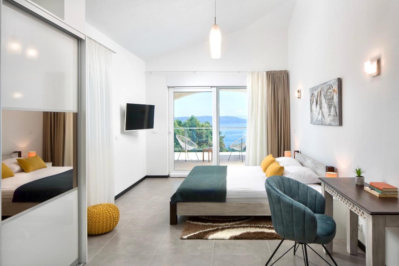 Luxury Panorama Vila With Amazing Seaview In Gondolici 7 Km From Rabac Labin  Esterno foto